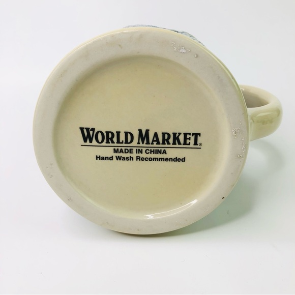 Vintage Ceramic BERLIN GERMAN Beer Stein Mug Castle Blue 5" Tall Hand Painted - Picture 7 of 8